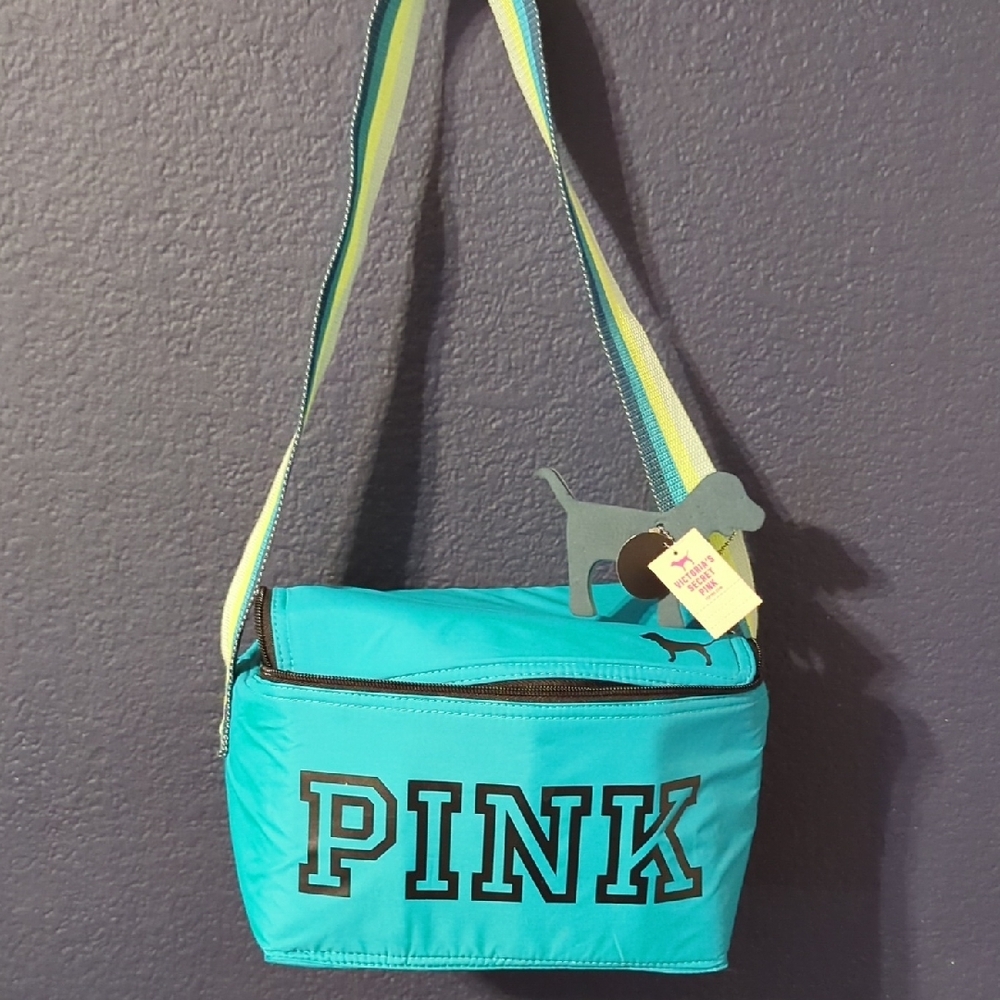 PINK Victoria's Secret Turquoise Crossbody Bag